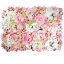 Picture of FLOWER WALL WITH ROSES DAHLIAS AND HYDRANGEAS 60cm X 40cm PINK/IVORY/GREEN