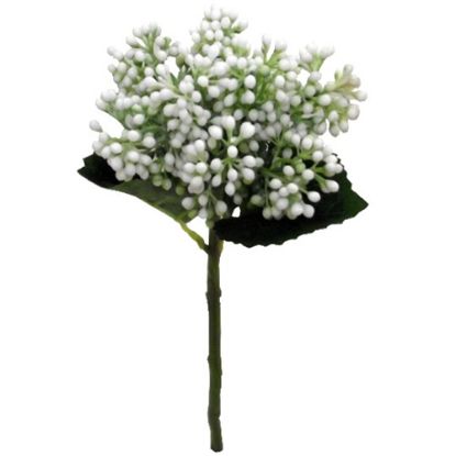 Picture of 34cm MINI PLASTIC BERRY SPRAY WHITE