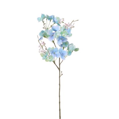 Picture of 51cm HYDRANGEA SPRAY BLUE/GREEN