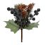 Picture of 22cm BERRY PICK WITH CONES PURPLE