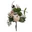 Picture of 21cm XMAS PICK WITH APPLE CONES AND BERRIES WHITE