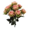 Picture of 41cm OPEN ROSE BUSH (12 HEADS) WITH GYP PINK/GREEN