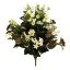 Picture of 58cm LARGE MIXED PLASTIC FLOWER BUSH WITH QUEEN ANNES LACE WHITE/IVORY