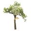 Picture of 28cm PLASTIC BERRY BUNDLE WITH FOLIAGE WHITE/GREEN