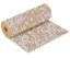 Picture of 50g KRAFT PAPER ROLL WITH POLISHED FINISH 50cm X 3kg (120metres) SWISH BRIGHT SILVER/NATURAL