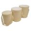 Picture of SET OF 3 ROUND FLOWER BOXES IVORY