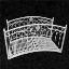 Picture of 63 INCH (161cm) METAL BRIDGE WHITE/IVORY