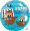 Picture of ANAGRAM 17 INCH FOIL BALLOON HAPPY BIRTHDAY - PIRATE SHIP