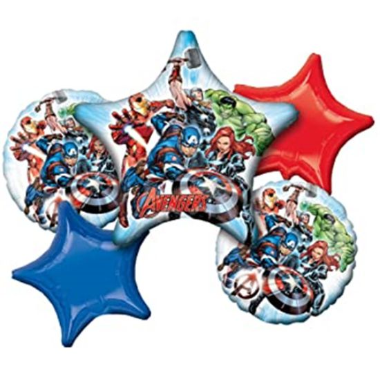 Picture of ANAGRAM 32 INCH FOIL BALLOON BOUQUET - AVENGERS ASSEMBLE