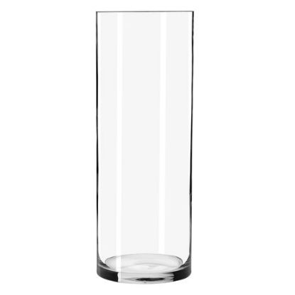 Picture of 25cm GLASS CYLINDER VASE CLEAR