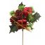 Picture of XMAS PARCEL CONE AND GLITTER PICK ON 50cm WOODEN STICK RED X 10pcs