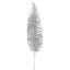 Picture of 42cm GLITTERED FERN SPRAY SILVER
