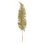 Picture of 42cm GLITTERED FERN SPRAY GOLD