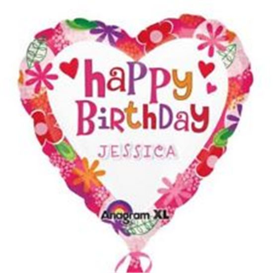 Picture of ANAGRAM 18 INCH FOIL BALLOON HAPPY BIRTHDAY - PERSONALIZE
