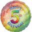 Picture of ANAGRAM 17 INCH FOIL BALLOON - HAPPY 5TH BIRTHDAY