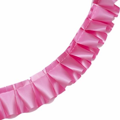 Picture of 50mm PRE PLEATED RIBBON X 10 METRES BEAUTY PINK