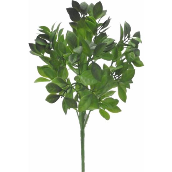 Picture of 31cm PLASTIC LEAFY BUSH GREEN