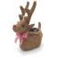 Picture of 30cm COCO FIBRE REINDEER PLANTER WITH PLASTIC LINING