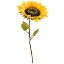 Picture of 43cm SINGLE SUNFLOWER YELLOW