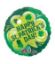 Picture of ANAGRAM 17 INCH FOIL BALLOON - HAPPY ST PATRICKS DAY