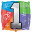 Picture of ANAGRAM 18 INCH FOIL BALLOON - 1 PERSONALIZE IT