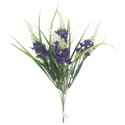 Picture of 40cm VERONICA BUSH WITH GRASS PURPLE