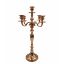 Picture of 50cm ALUMINIUM 5 ARM CANDELABRA ROSE GOLD