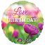 Picture of ANAGRAM 17 INCH FOIL BALLOON - WITH LOVE ON YOUR BIRTHDAY