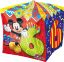 Picture of ANAGRAM 15 INCH FOIL BALLOON - CUBEZ MICKEY MOUSE 6