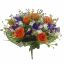 Picture of 34cm ROSEBUD AND IRIS BUSH PURPLE/ORANGE