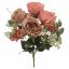 Picture of 50cm ROSE HYDRANGEA AND EUCALYPTUS BUSH PINK/RUST