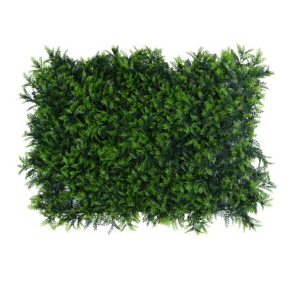 Picture of PLASTIC FERN FOLIAGE WALL MAT 60cm X 40cm GREEN