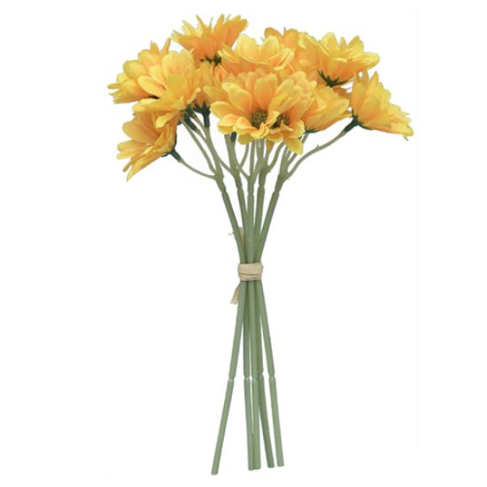 Picture of 30cm MINI GERBERA BUNDLE YELLOW