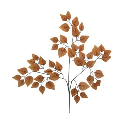 Picture of 70cm FICUS LEAF SPRAY BROWN X 6pcs