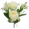 Picture of 31cm PEONY SPIKY MUM AND WILD LILY BUSH ASSORTED X 36pcs