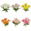 Picture of 31cm ALSTROEMERIA AND FERN BUSH ASSORTED X 36pcs