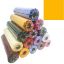 Picture of SATIN FABRIC 29cm X 20metres YELLOW
