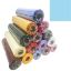 Picture of SATIN FABRIC 29cm X 20metres LIGHT BLUE