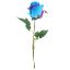 Picture of 54cm VELVET TOUCH SINGLE ROSEBUD RAINBOW BLUE/PURPLE