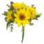 Picture of 36cm SUNFLOWER AND EUCALYPTUS BUNDLE YELLOW