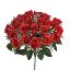Picture of 40cm ROSEBUD BUSH WITH GYP (24 HEADS) RED