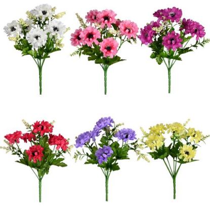 Picture of 28cm SCABIOSA BUSH ASSORTED X 36pcs