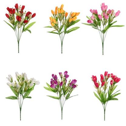 Picture of 35cm MINI TULIP BUSH ASSORTED X 36pcs