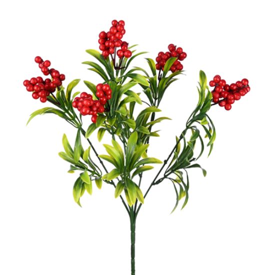 Picture of 33cm BERRY BUSH RED