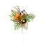 Picture of 23cm CHRISTMAS PICK WITH APPLE BAUBLE AND PARCEL GOLD X 12pcs