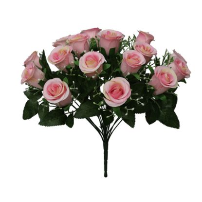 Picture of 36cm ROSEBUD BUSH (18 HEADS) PINK