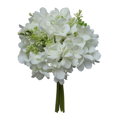 Picture of 28cm BUDDING HYDRANGEA BUNDLE IVORY