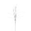 Picture of 66cm GLITTERED GRASS SPRAY SILVER