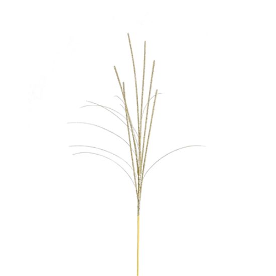 Picture of 66cm GLITTERED GRASS SPRAY GOLD