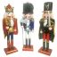 Picture of 38cm WOODEN CHRISTMAS NUTCRACKER FIGURE ASSORTED X 12pcs